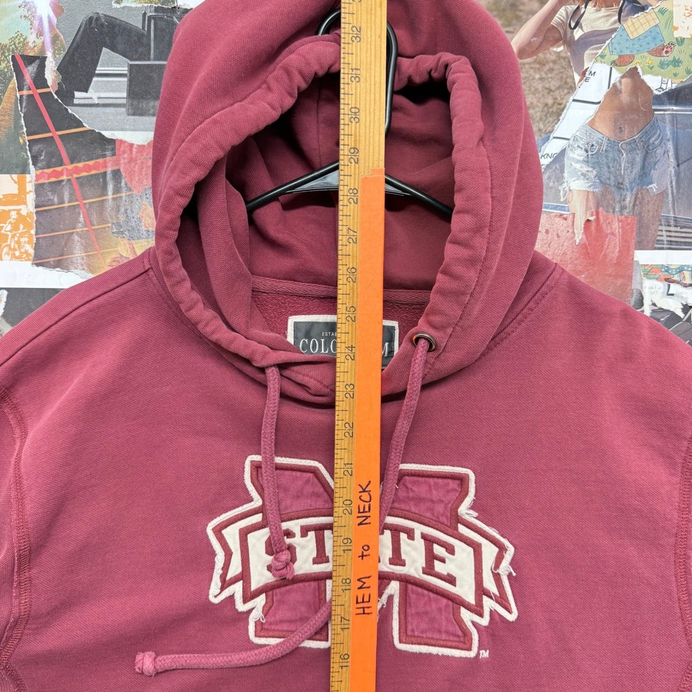 Mississippi State Bulldogs Colosseum Pullover‎ Hoodie Sweatshirt Medium - Picture 5 of 7